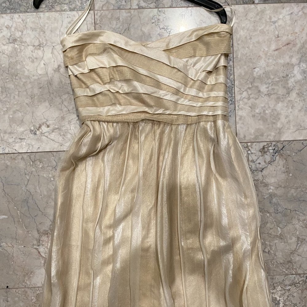 Strapless DVF Party Dress.